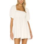 Free People  Violet Mini Dress in White/Cream Photo 1