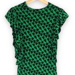 Plenty By Tracy Reese - Green and Black Floral Ruffle Dress - P/S Photo 5