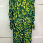 Ganni  NWT Sulphur Spring Mesh Ruched Dress Photo 8