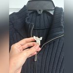 Pilcro  Anthropologie Fitted Quarter Zip Sweater Dress Size XL Photo 2