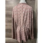 Sim & Sam Boho Kimono  Cardigan Cover Up Anthropologie Peach Size S M Rayon Open Photo 6