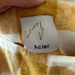 Acler Sutherland Blouse in Canary Yellow Gingham Cottagecore Size 4 Gently Used Photo 5