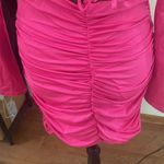 Lulus Feel the Attraction Hot Pink Ruched Long Sleeve Bodycon Dress size L Size L Photo 11