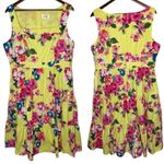 Eliza J  Floral Midi Dress Sleeveless Photo 1