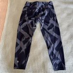 Sweaty Betty  Power 7/8 Leggings Womens Large US 12 Blue Paint Yoga Active Pants Photo 4