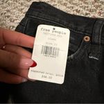 Free People NWT Makai Denim Shorts Distressed Black- Size 26 Photo 8