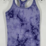 Lululemon  Ebb To Street Tank Top Marble Tie Dye Charged Indigo Purple Size 8 Photo 0
