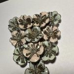 True Vintage Single Dress Clip Flowers Please Read Photo 1