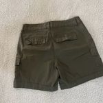 Lee  Olive Green Mid Rise Regular Fit Drawstring D-Ring Cargo Shorts Size 8 Photo 1