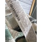 ZARA  Shacket Jacket Green Plaid Overshirt Button Front Shirt XS Extra‎ Small Photo 4