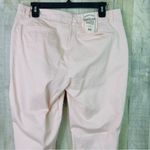 Maison Jules  Size 10 Very Light Pink Essential Mid Rise Fitted Hip Casual Pant Photo 4