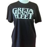 Black and White Short Sleeve Tee Greta Van Fleet Size M Photo 0
