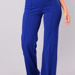 Blue High Waisted Pants Photo 0