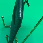 Coach A Really sweet NWOT Mini Thin skinny Plaid Leather Zip Mini ID Wallet Photo 2