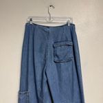 AFRM Blue Maxwell The High Rise Cargo Pants Sz 28 Photo 6