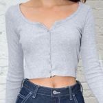 Brandy Melville  Zelly buttoned long sleeve top Photo 3