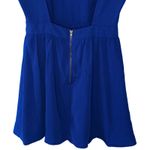 Fifty Street Royal Blue Open-Back Fit & Flare Mini Dress Size Small Photo 11