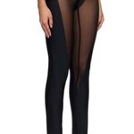 Mugler Tulle Stretch Leggings in Black & Black 38 New Womens Pants Trousers Size undefined Photo 11