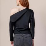 Modern Citizen - Peyton satin off shoulder asymmetrical long sleeve blouse NWOT Photo 5