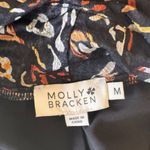 Molly Bracken  -Printed Halter Neck Hi-Low Midi Dress Sz M Photo 8