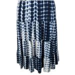 AQUA  Bloomingdale’s Blue & White Tie-Dye Maxi Sundress Size XS – Smocked Bodice Photo 4