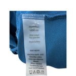 Universal Standard Twirl Wrap Dress Blue Size S 14-16 Sleeveless Tiered Midi Photo 5