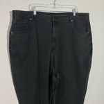 American Eagle New  Curvy Mom Jean High Rise‎ Washed Black 2293 Size 24 Long Photo 1