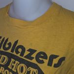 Vintage Portland TrailBlazers 76-77 NBA Champions Red Hot & ROLLIN SHIRT Medium Photo 5