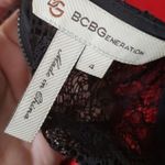 BCBGeneration BCBG Generation V Neck Lace Black ‎ Shift Dress Photo 5