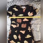 Vintage 90's Black With Flower & Accessories Maxi Dress Medium Photo 7