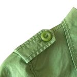 Style & Co Green Peplum Cotton Lightweight Military Style Cropped SZ MP # 1577 Photo 5