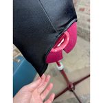 The Slim suit one piece swimsuit ruched front black blue purple leaf print Size M Photo 6