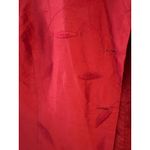 SILKLAND Petite Red Embroidered Silk Blazer Jacket Women's Size 2P Photo 1