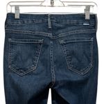MOTHER THE LOOKER CROP ON THE EDGE WASH BLUE JEANS 25 Photo 5