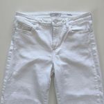 Fidelity Denim Malibu High Wide Leg Cropped White Jeans size 29 Photo 1