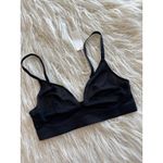 Aerie SMOOTHEZ Mesh Bralette True Black Size Small Photo 1