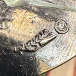 Vintage 80s Revcor red leather metal buckle wrap belt, size small medium Photo 7