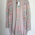 RD Style NEW Pastel Sonole Open Stitch Yarn Knit Cardigan Sweater ~ NWT Size S Photo 0
