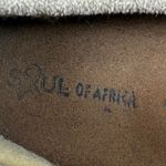 Soul of Africa Suede Leather Wedge Mocassin Loafers Taupe Brown Size‎ 10 US Photo 5