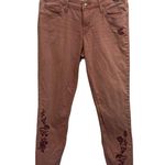 Vintage America Wonderland Skinny Raw Hem Ankle Jeans Size 28 Photo 0