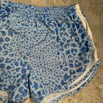 Nike  Blue Animal Print Women's Athletic Shorts small Photo 2