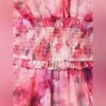 Elliatt NWT  Evalina Tiered Maxi Dress Pink Multi Romantic Sweet Size M Photo 4