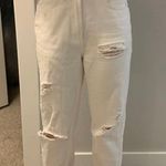 BDG White Ripped Mom Jeans - Sz 25 Photo 0