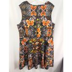 Dress Barn  Plus Size 22W Dress‎ Butterfly Moth Print Sleeveless A Line Scuba 1547 Photo 1