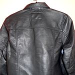 BLANK NYC FAUX LEATHER DENIM MOTO JACKET Photo 4
