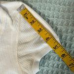 Abercrombie & Fitch Vintage Y2K  Babydoll Top Womens Large Cream Hooded Shirt Photo 6