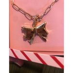 A New Day  NWT 18" plus 3" Extender Bow Locket Gold Tone Necklace Photo 2
