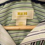 Anthropologie  Maeve Alix Henley Button Down Shirt Tunic Poplin Size XS Photo 3