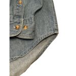 Vintage Looney Tunes denim shirt red Pocket tab no size tag fits XL W XL/XXL Blue Photo 4