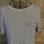 Abercrombie & Fitch Classic Black and White Striped Dress Photo 1